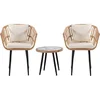 Image de Salon de jardin rotin "Vela" - 2 places - Marron