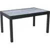 Image de Table de jardin en aluminium extensible "Lagos" - 140/280 x 90 x 76 cm - Gris