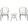 Image de Salon de jardin acapulco "Poli"- 2 places - Blanc