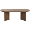 Image de Table basse en bois "Sable" - 60 x 119 x 40 cm - Noyer