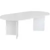 Image de Table basse en bois "Sable" - 60 x 119 x 40 cm - Blanc