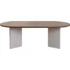 Image de Table basse en bois "Sable" - 60 x 119 x 40 cm - NoyerBlanc