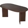 Image de Table à manger en bois "Sablin" - 180 x 89 x 75 cm - Noyer