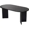Image de Table à manger en bois "Sablin" - 180 x 89 x 75 cm - Bois Noir