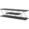Image de Meuble TV en bois "April" - 120 x 30 x 33 cm - Gris anthracite