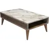 Image de Table basse en bois "Milan" - 105 x 60 x 34 cm - NoyerBlanc