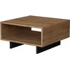 Image de Table basse en bois "Hola" - 60 x 60 x 32 cm - ChêneAnthracite