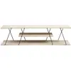 Image de Meuble TV en bois "Canaz" - 120 x 30 x 33 cm - Beige
