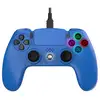 Image de Manette Filaire Bleue pour PS4 de Freak and Geeks avec Câble de 3 mètres et Prise Jack Intégrée - Neuf