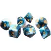 Image de HDB-53 Lot de 7 dés en boîte   BlueInk - HD Dice Dés - TI-EFD0045