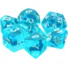 Image de HDT-02 lot de 7 Dés en boîte   Gemmes Azur - HD Dice Dés - TI-EFD0046