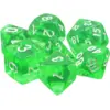 Image de HDT-05 lot de 7 Dés en boîte   Gemmes Emeraude - HD Dice Dés - TI-EFD0060