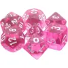 Image de HDT-01 lot de 7 Dés en boîte   Gemmes Magenta - Epic Forge Dés - TI-EFD0083