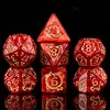 Image de Lot de 7 dés en boîte   Auspicious Clouds-red - Epic Forge Dés - TI-EFD0102