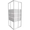 Image de Ondee - Zen - Porte De Douche Missi - Accès D'Angle - Finition Blanc - 80x185cm