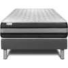 Image de Vitalit - Ensemble Matelas Sommier Vitalspring Zen 90 X 200 - Couleur: Gris