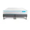 Image de Bodycare - Ensemble Matelas Sommier Bodyone 180 X 200 Cm - Couleur : Gris