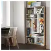 Image de Temahome - Bibliothèque 10 Niches 98x33x163 Cm Chêne Et Blanc - Seoul