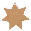 Image de Objet Décoratif - Legeantdelafete - Étoile 7 Branches - Mdf - 10x10cm - Marron
