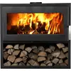 Image de Poêle à bois LARRY BÛCHER acier - horizontal - étanche - bûcher - 8,5kW