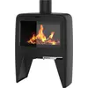 Image de Poêle à bois PAUL HAUT 10KW en fonte - étanche - eco design
