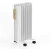 Image de Radiateur à bain d'huile Supra Orion 1500 1500 W Thermostat réglable Blanc avec sécurité anti-basculement et protection surchauffe Roulettes - Neuf
