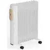 Image de Radiateur bain d'huile Supra ORION 2500 W thermostat réglable 4 roues Noir/Blanc - Neuf