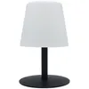 Image de Lumisky - Lampe De Table Sans Fil Standy Mini Dark - H25 Cm - Pied En Acier Noir - Led Blanc Chaud Et Blanc