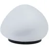 Image de Lampe Solaire Décorative Galet - Lumisky - Solenzara - Ø16 Cm - Led Blanc