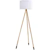 Image de Lampadaire Extérieur Sans Fil Tamboury Bois Polyéthylène H155cm