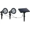 Image de Double Spot Solaire Relié Family Spiky Noir Plastique 100lm