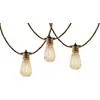 Image de Guirlande lumineuse solaire et sur secteur en corde 10 ampoules transparentes LED blanc chaud FANTASY CORD SOLAR 8m
