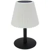 Image de Lampe De Table Solaire 2 En 1 Lady Blanc Acier H62cm