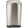 Image de Kitchen Move - Poubelle De Cuisine À Pédale Greenwich Argent Acier Inoxydable 40 L