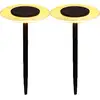 Image de Lot de 2 balises solaires à piquer LED blanc chaud UFO H35cm
