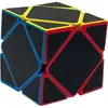 Image de Casse-tête Riviera Games Carbon X Phobos twist cubique irrégulier panneaux noirs bordures rouge/bleu/jaune/vert - Neuf