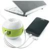 Image de WATT & CO WATTBALL Prise multimédia 2P 16A + 1P 6A + USB 2.1A Vert