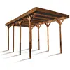 Image de Carport En Bois Traité 32,3 M² - Camping Car
