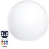 Image de Boule lumineuse sans fil flottante LED multicolore dimmable BOBBY  40cm avec télécommande et socle à induction