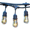 Image de Guirlande lumineuse solaire 10 ampoules à filament vintage LED blanc chaud MAFY SOLAR 6.50m
