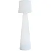 Image de Lampadaire design sans fil LED abat-jour ondulé multicolore dimmable LADY H110cm avec télécommande