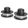 Image de Vito - Lot De 2 Bobines De Fil Nylon Pour Coupe Bordure 250w- 5m - Diamètre 1.4mm