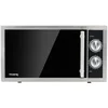 Image de H.Koenig VIO7 Micro-ondes avec grill, puissance 900 W et puissance grill 1000 W, 23 litres, minuterie jusqu'à 30 min, 5 niveaux de puissance de chauffe, mode grill et dégivrage, plateau 27 cm,