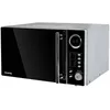 Image de H.Koenig VIO9 Micro-ondes 900 W 1000W, 25 litres, minuterie jusqu'à 95 min, affichage LED, 5 niveaux de puissance de chauffe, mode gril et dégivrage, plastique, métal, acier
