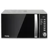 Image de H.Koenig VIO2   Micro-ondes multifonction compact 20L, 700W, Plateau tournant 24,5cm, 6 niveaux de puissance, Décongélation express, Minuterie jusqu’à 60 min   Design miroir noir en occasion ou reconditionné