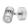 Image de Projecteur Led 8w Sur Patère Gris Orientable Ø 55x120x95mm 4000k 610lm 230v Dimmable 38° Ip20 Rafale Trajectoire 004679