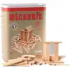 Image de Jeu de construction en bois MÉCABOIS 200 planchettes pin naturel lisses Baril Fabriqué en France - Neuf