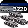 Image de Pack 4 toners compatible BROTHER TN-2220 XL noir - Neuf