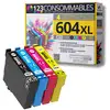 Image de 123CONSOMMABLES - 604XL - Pack 4 cartouches compatibles EPSON 604 XL - Neuf