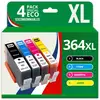 Image de 123CONSOMMABLES - 364XL - Pack 4 Cartouches d'encre Compatibles avec HP 364 364XL pour Officejet 462 - Neuf